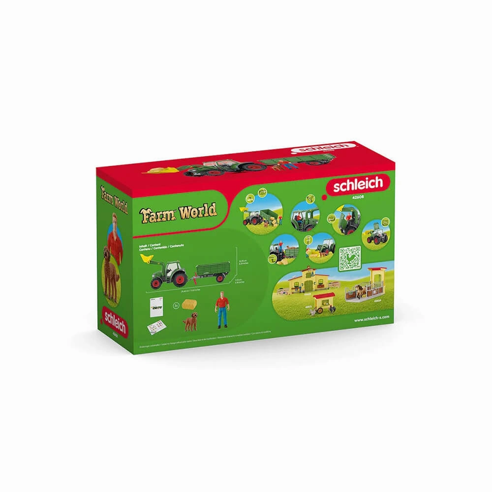 Schleich Toys Schleich Farm World Tractor with Trailer