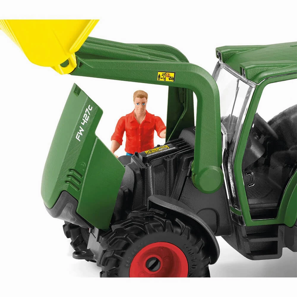 Schleich Toys Schleich Farm World Tractor with Trailer