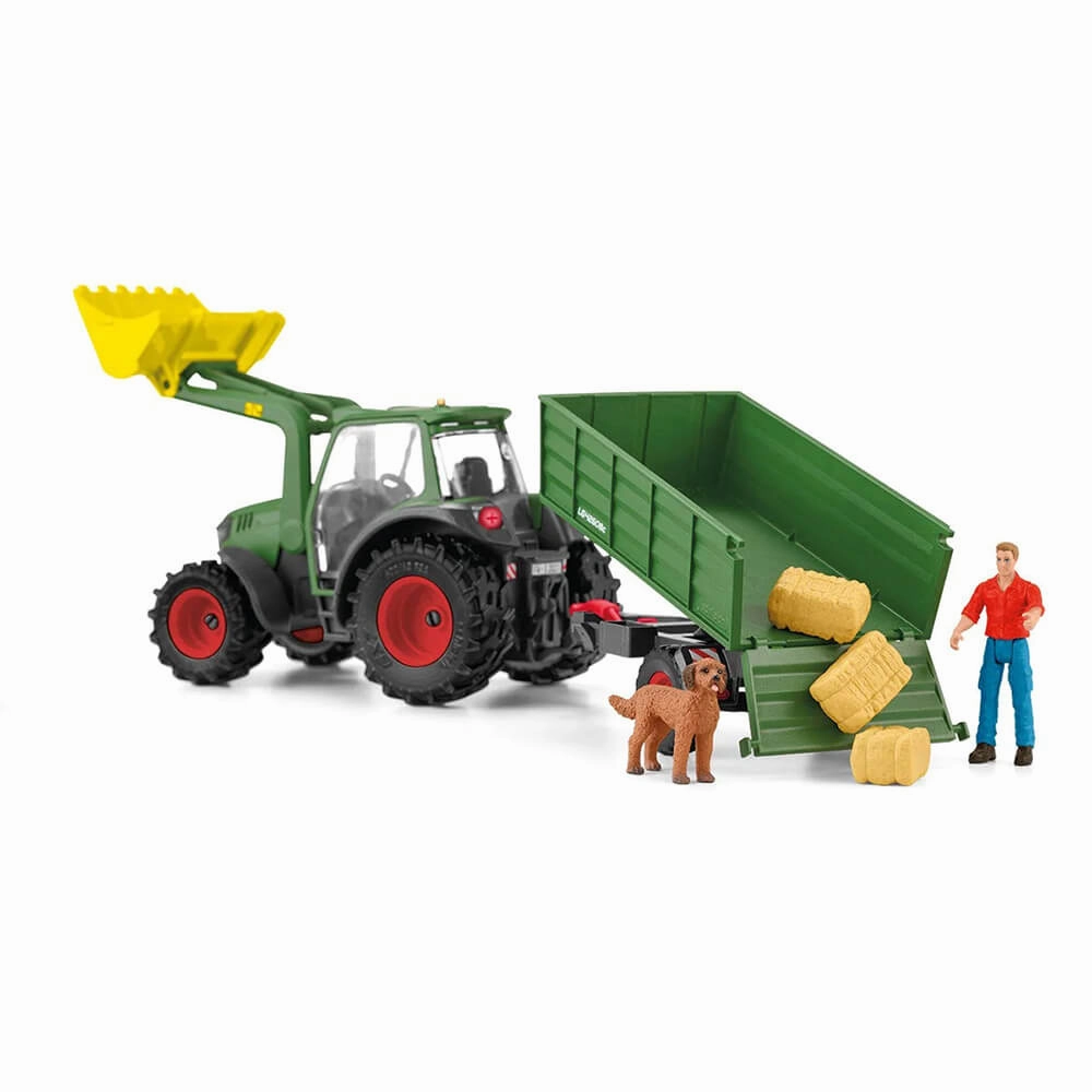 Schleich Toys Schleich Farm World Tractor with Trailer