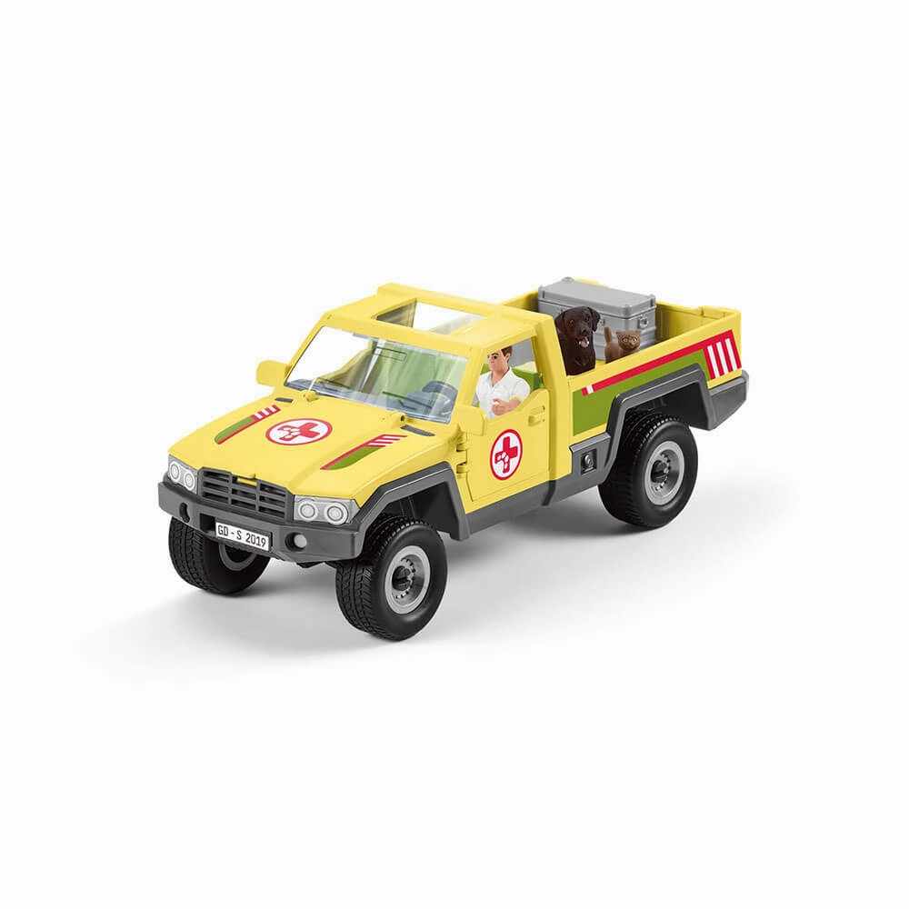 Schleich Toys Schleich Farm World Veterinarian Visit At The Farm Playset