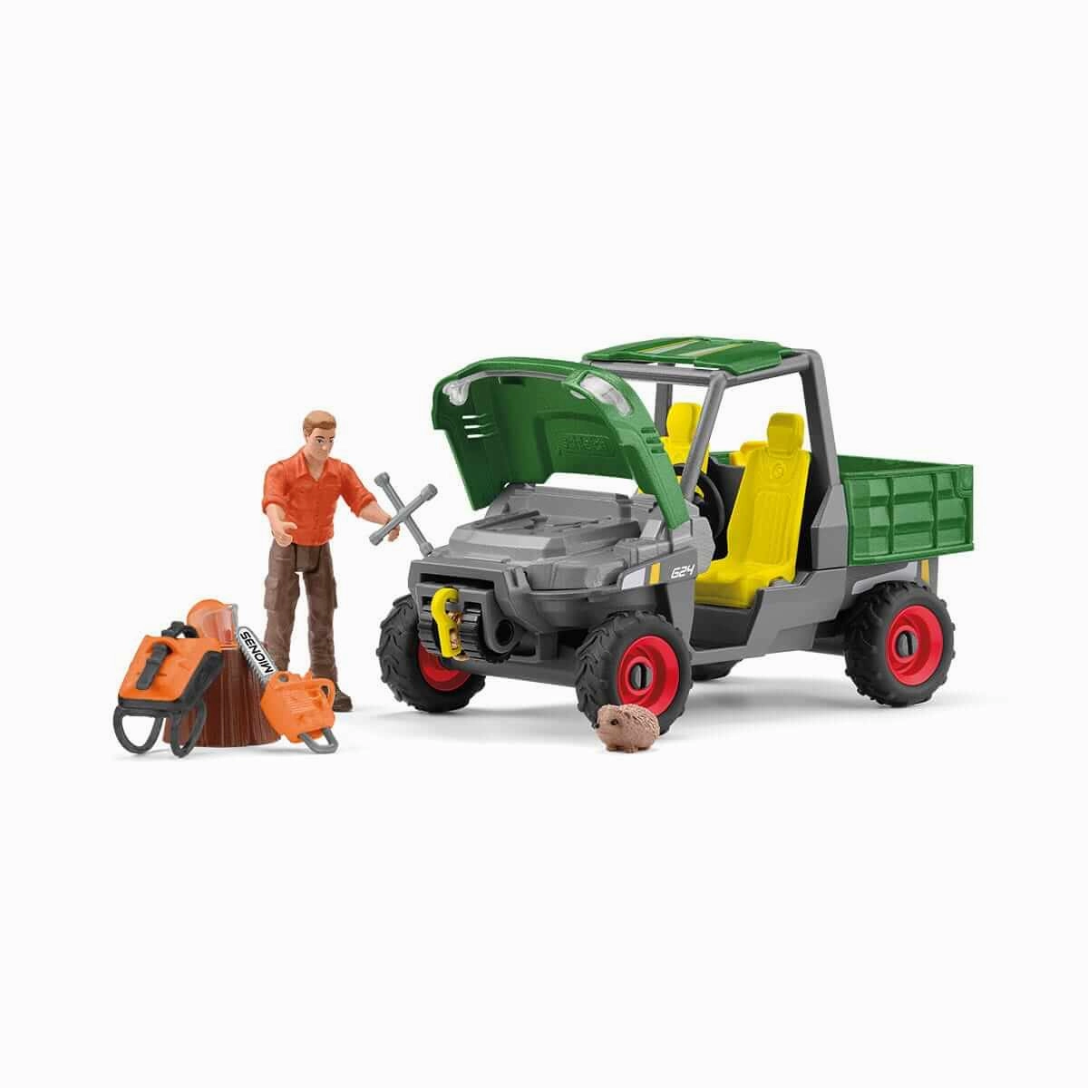 Schleich Toys Schleich Farm World Working in the Forest Set