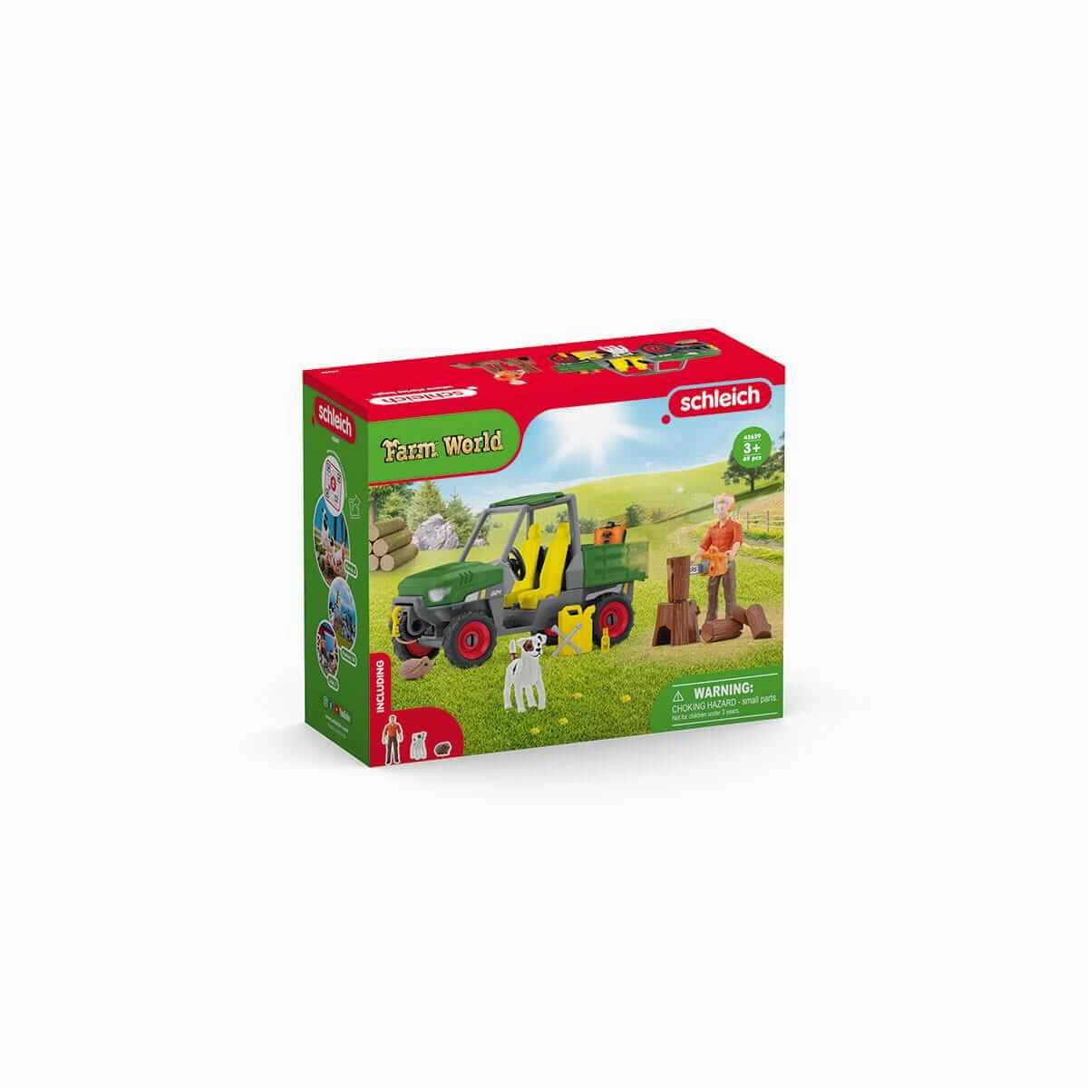 Schleich Toys Schleich Farm World Working in the Forest Set