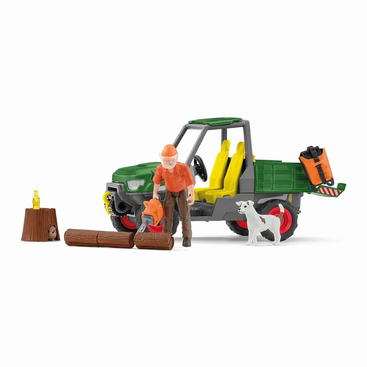 Schleich Toys Schleich Farm World Working in the Forest Set