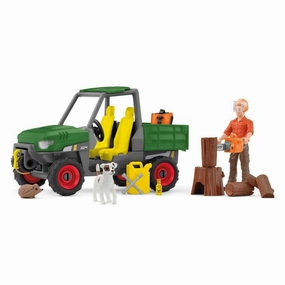 Schleich Toys Schleich Farm World Working in the Forest Set