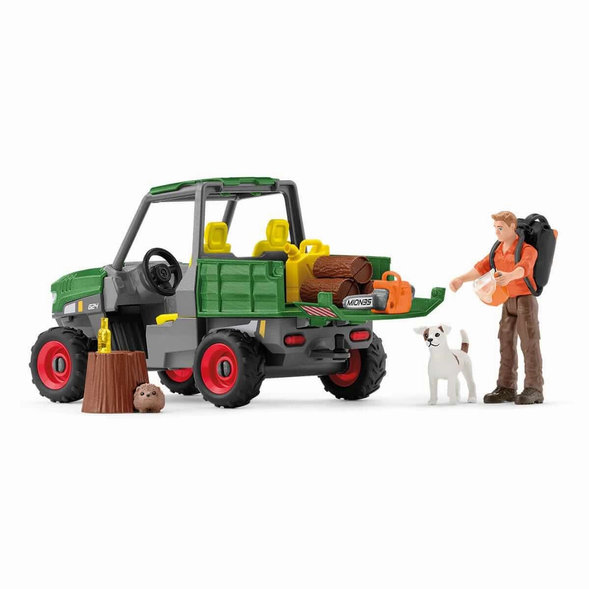 Schleich Toys Schleich Farm World Working in the Forest Set