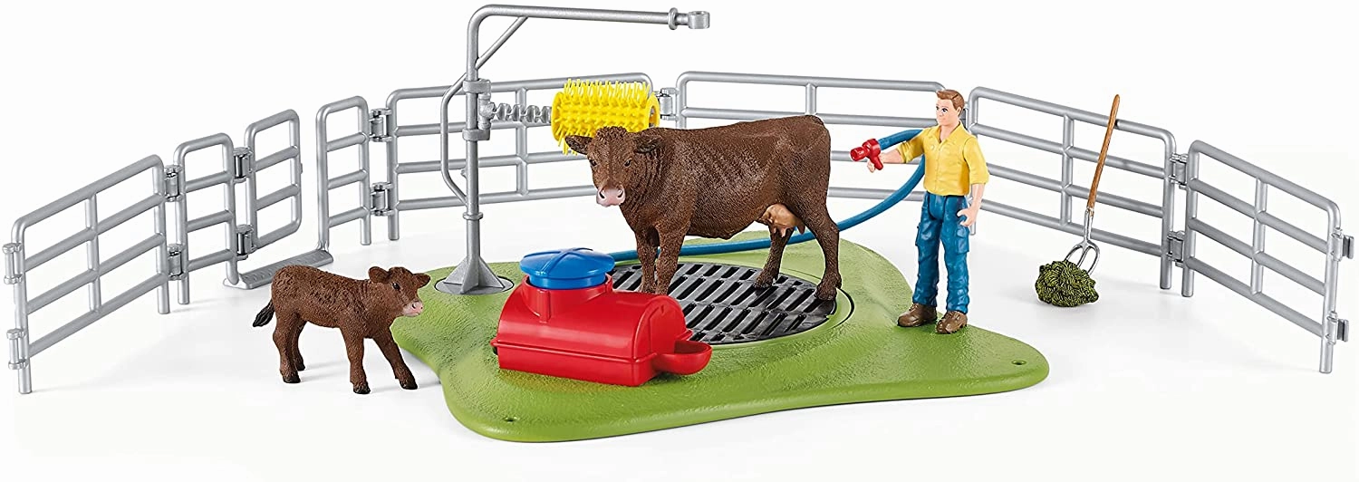 Schleich Toys Schleich Happy Cow Wash