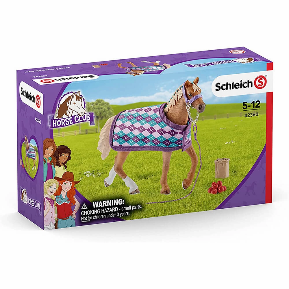 Schleich Toys Schleich Horse Club English Thoroughbred with Blanket