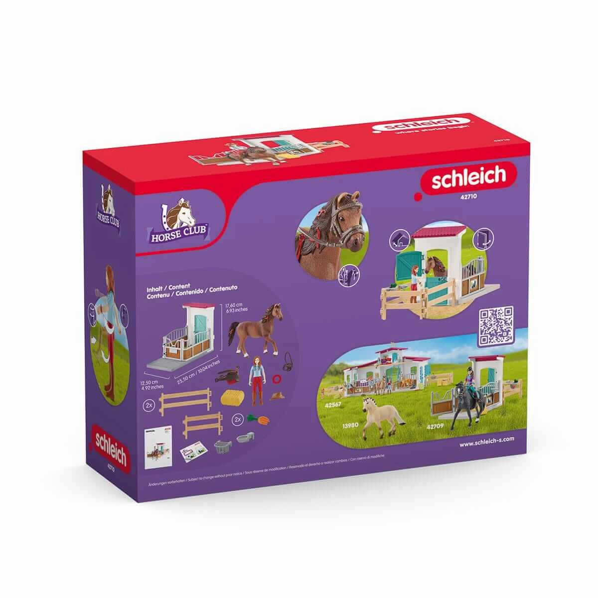 Schleich Toys Schleich Horse Club Horse Box with Hannah & Cayenne Set