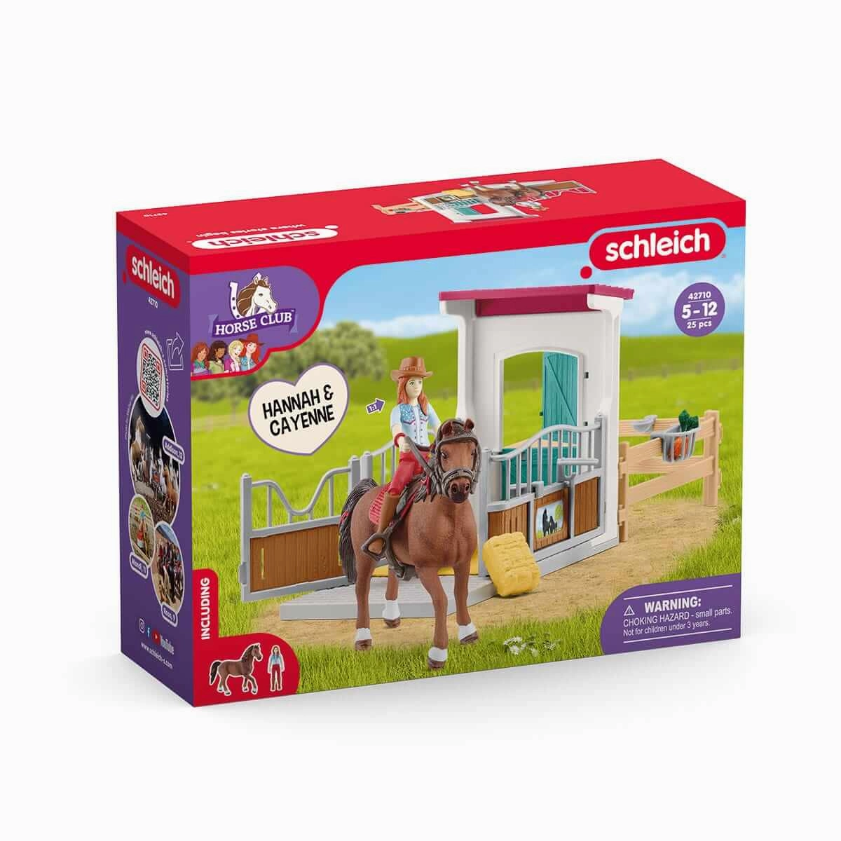 Schleich Toys Schleich Horse Club Horse Box with Hannah & Cayenne Set