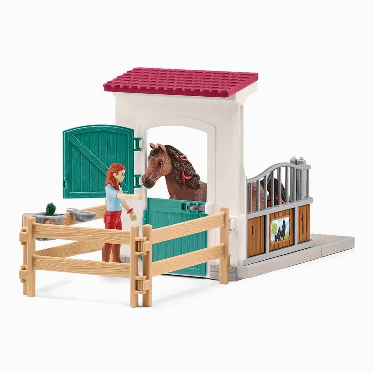 Schleich Toys Schleich Horse Club Horse Box with Hannah & Cayenne Set