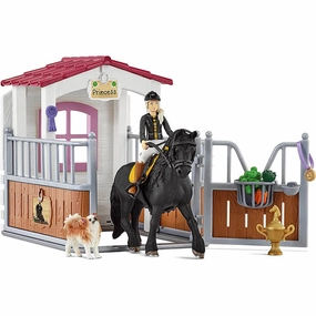 Schleich Toys Schleich Horse Club Horse Box with Horse Club Tori & Princess Playset