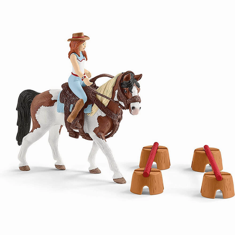 Schleich Toys Schleich Horse Club Horse Club Hannahs Western Riding Set Playset