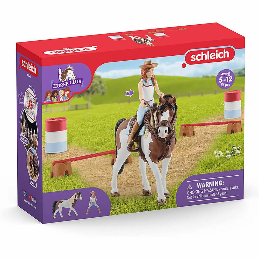 Schleich Toys Schleich Horse Club Horse Club Hannahs Western Riding Set Playset