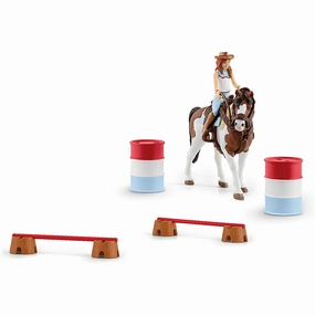 Schleich Toys Schleich Horse Club Horse Club Hannahs Western Riding Set Playset