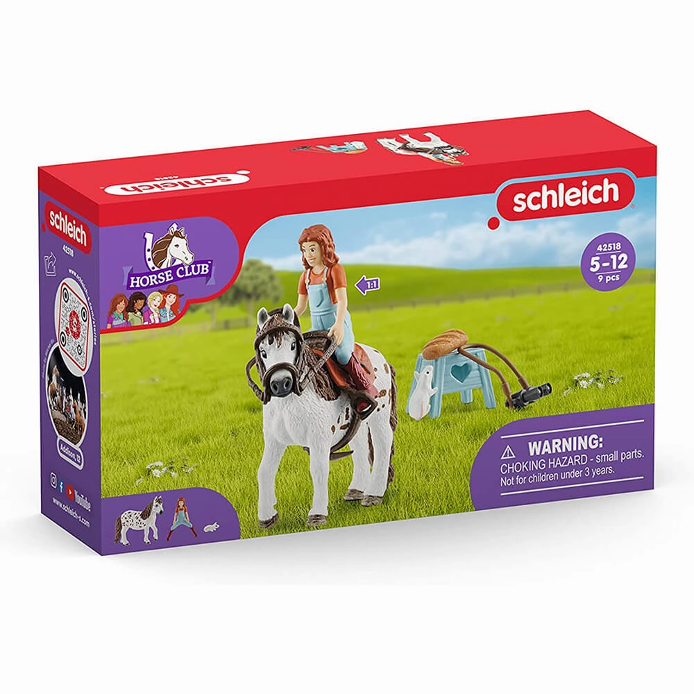 Schleich Toys Schleich Horse Club Horse Club Mia & Spotty Playset