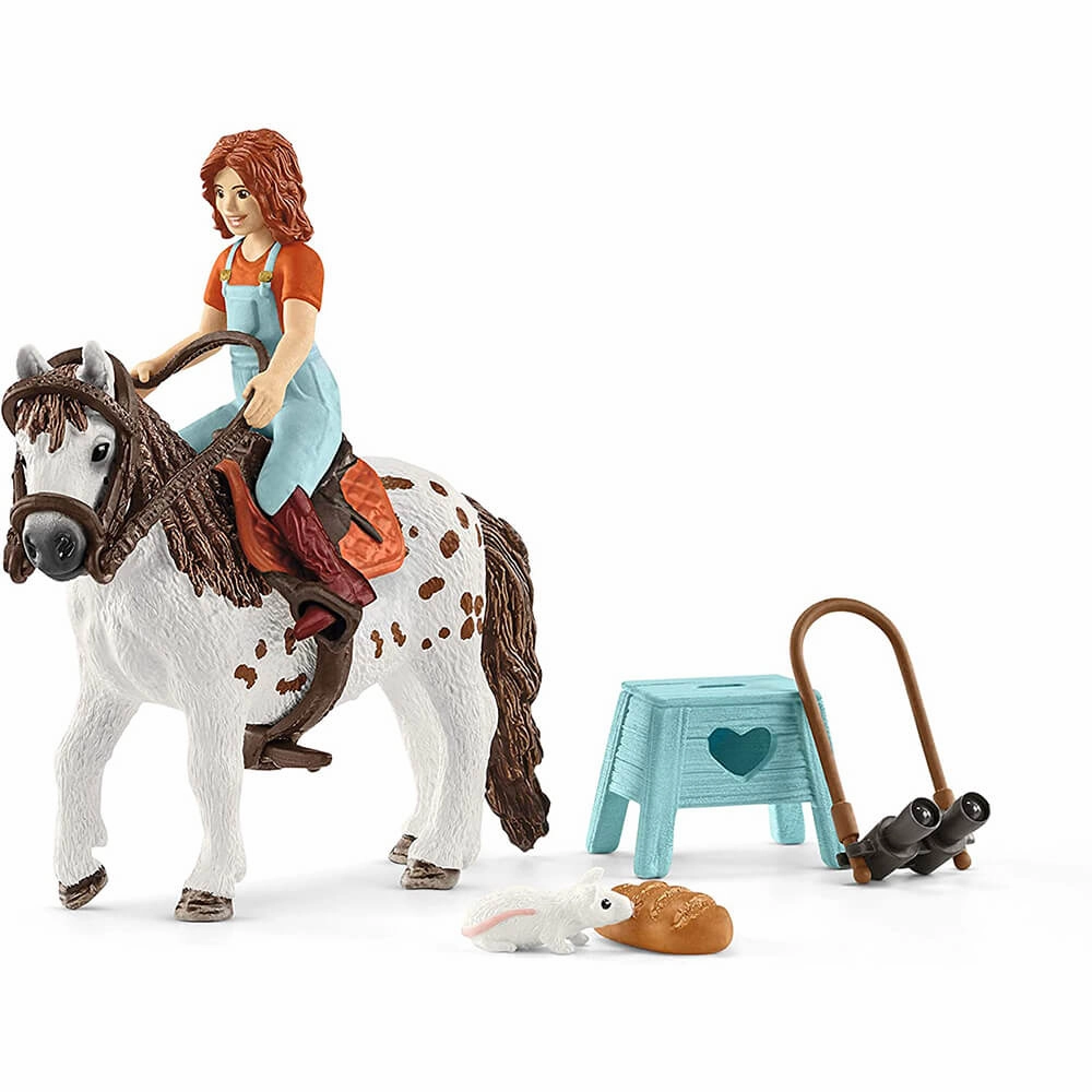 Schleich Toys Schleich Horse Club Horse Club Mia & Spotty Playset