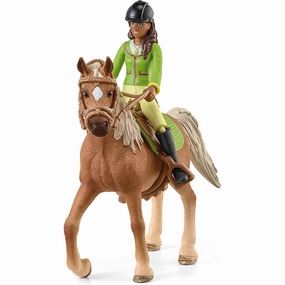 Schleich Toys Schleich Horse Club Horse Club Sarah & Mystery Playset
