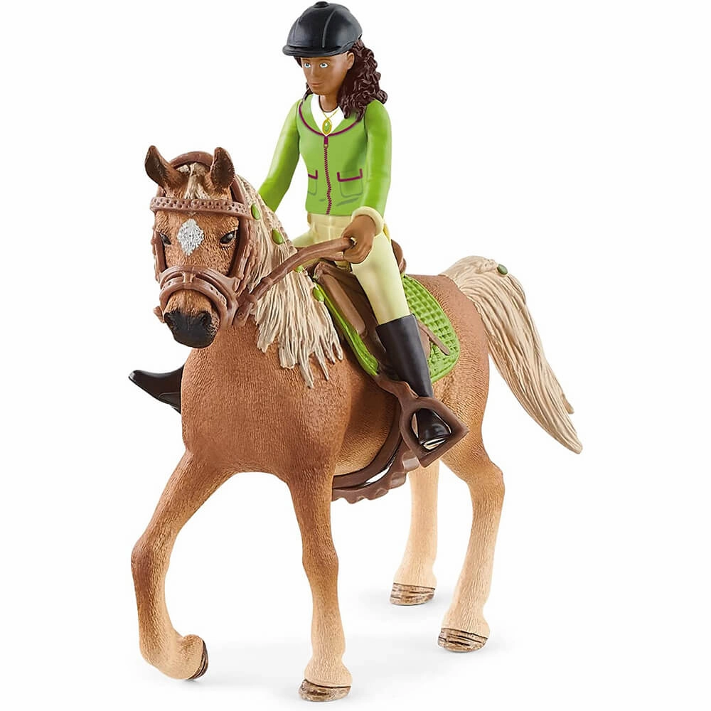 Schleich Toys Schleich Horse Club Horse Club Sarah & Mystery Playset
