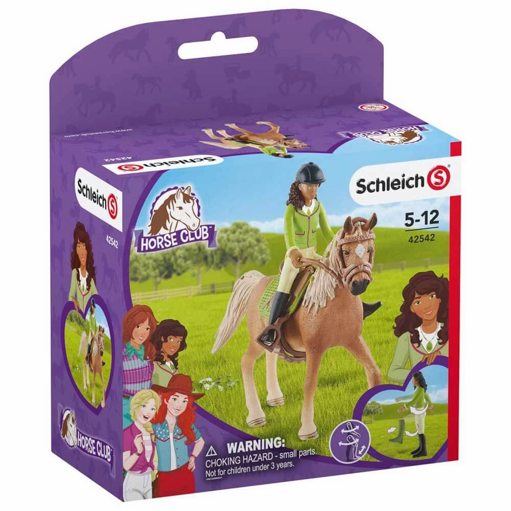 Schleich Toys Schleich Horse Club Horse Club Sarah & Mystery Playset
