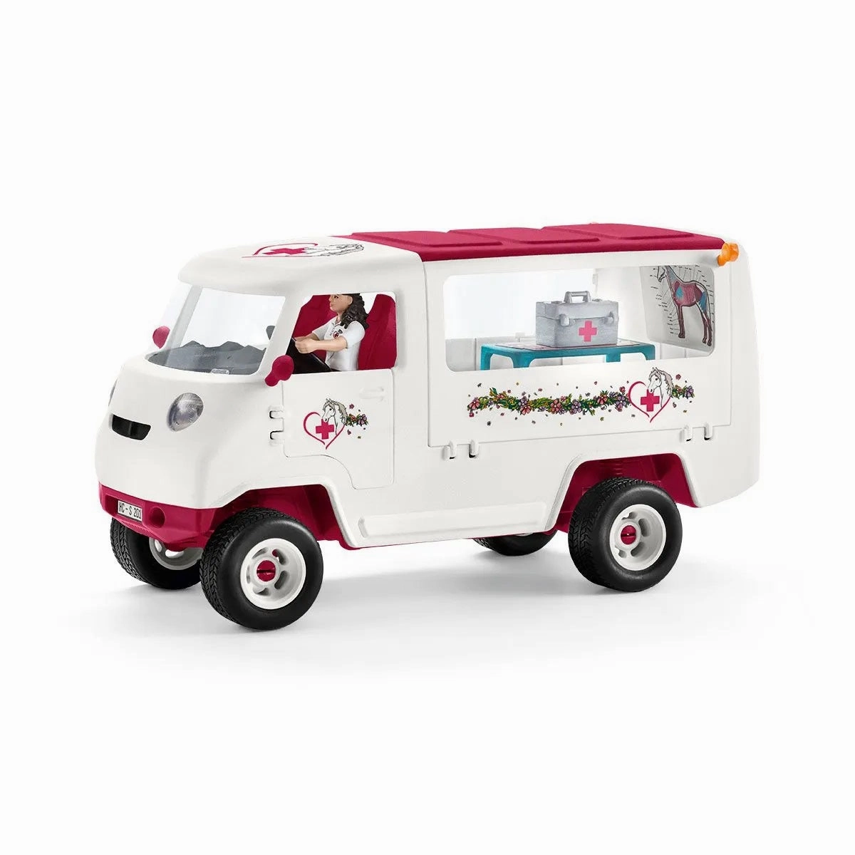 Schleich Toys Schleich Horse Club Mobile Vet with Hanoverian Foal (42439)