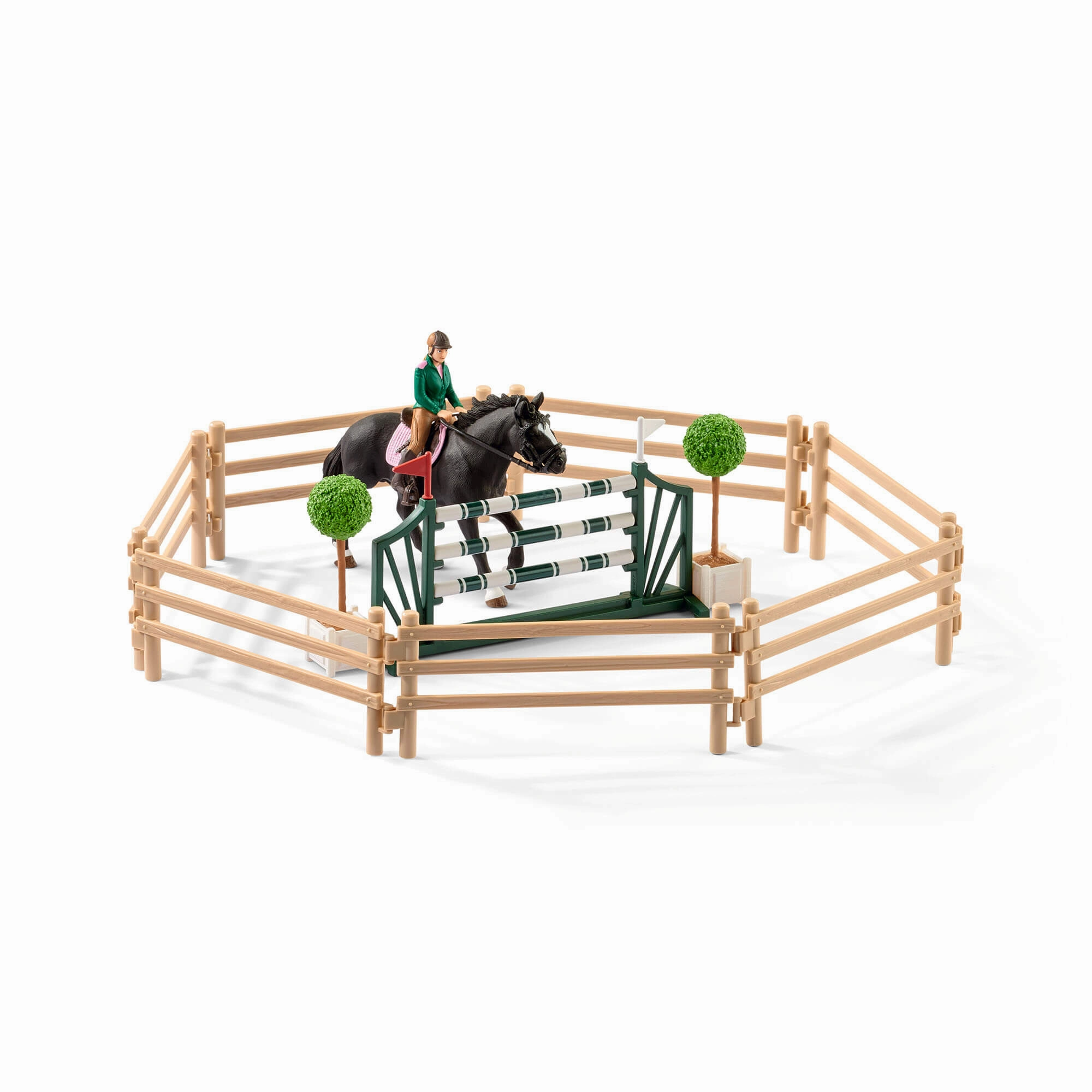 Schleich Toys Schleich Horse Club Riding School With Riders And Horses Play Set