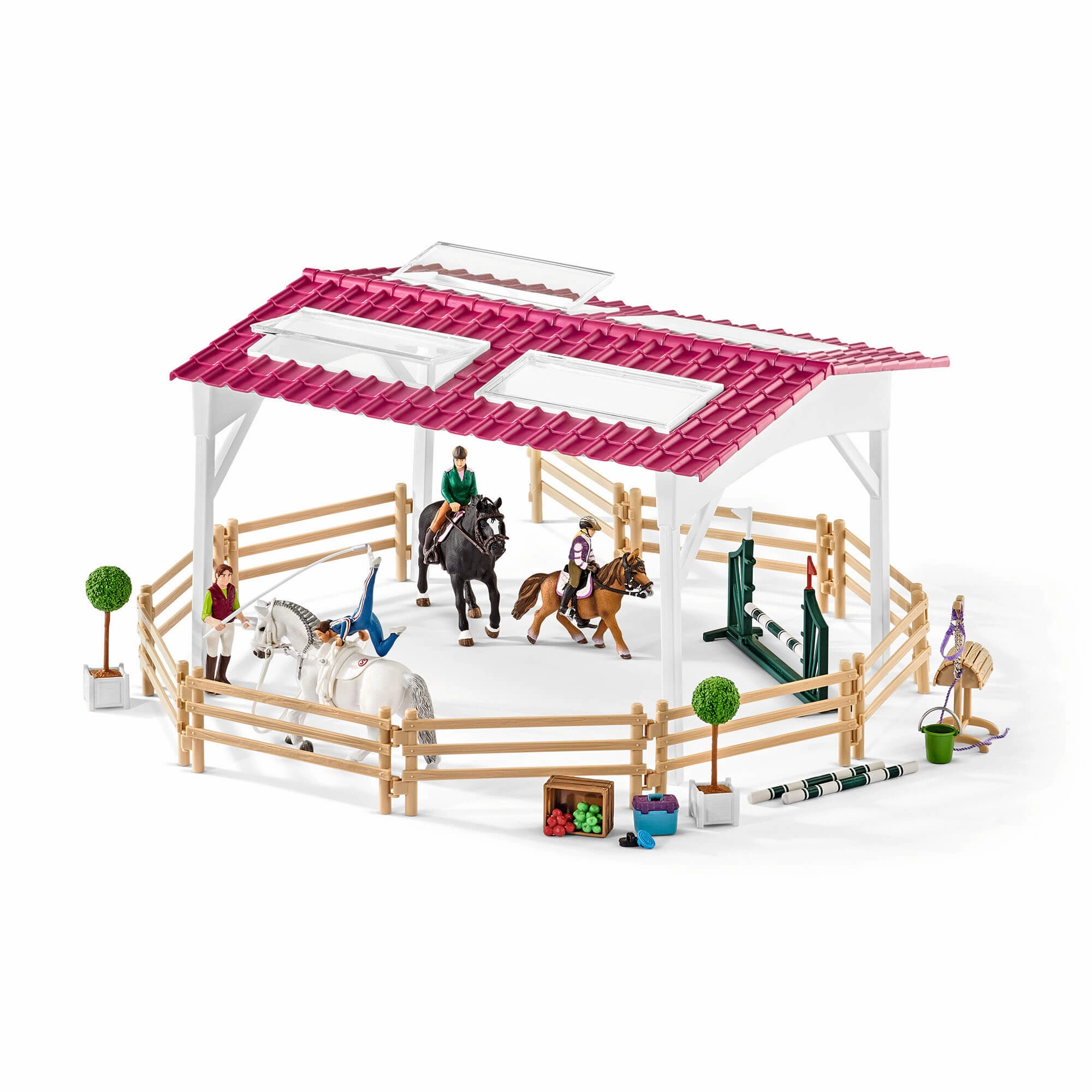 Schleich Toys Schleich Horse Club Riding School With Riders And Horses Play Set