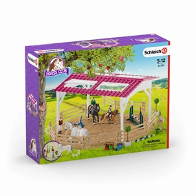 Schleich Toys Schleich Horse Club Riding School With Riders And Horses Play Set