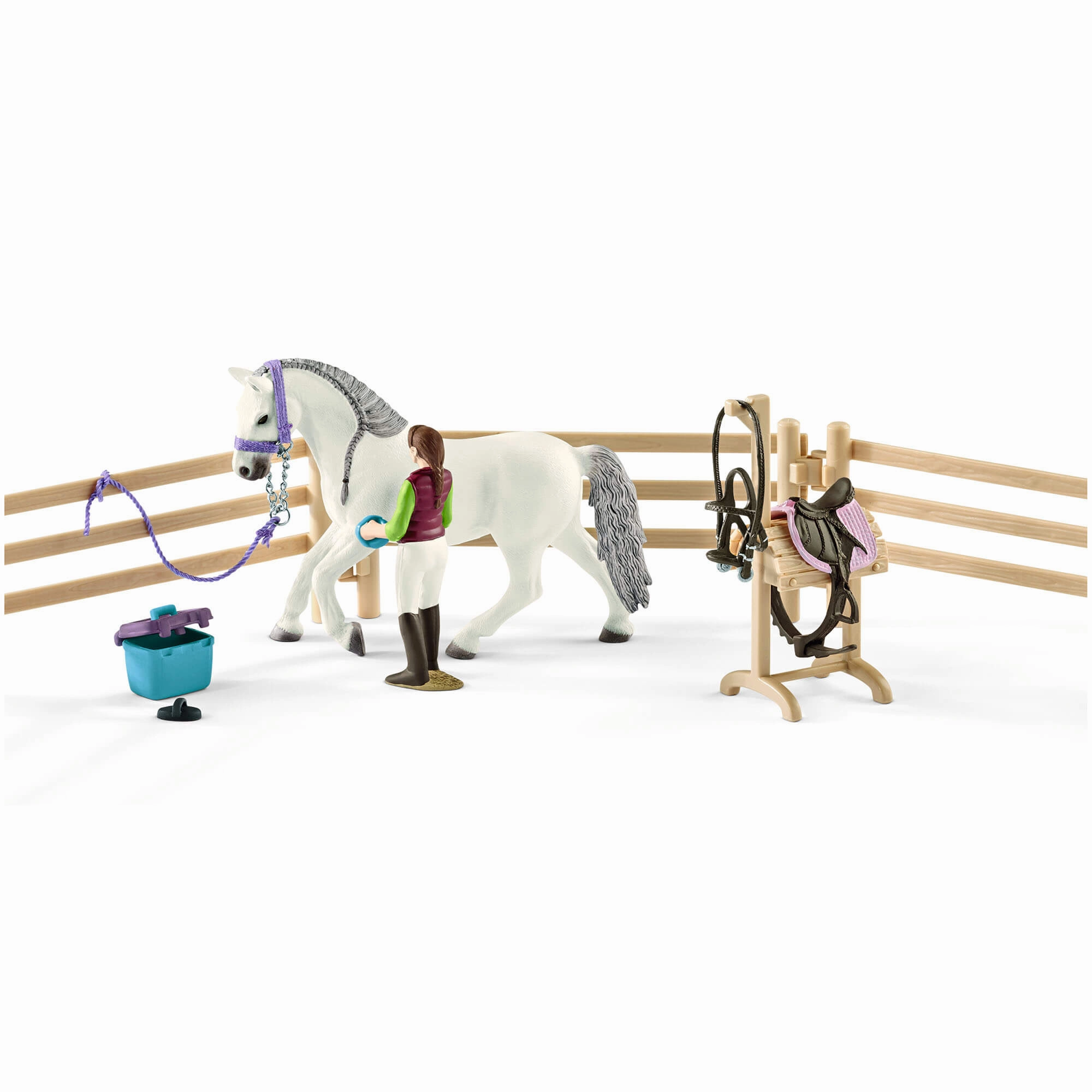 Schleich Toys Schleich Horse Club Riding School With Riders And Horses Play Set