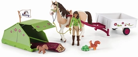 Schleich Toys Schleich Horse Club Sarah's Camping Adventure