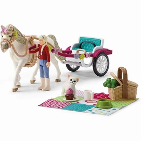 Schleich Toys Schleich Horse Club Small Carriage For The Big Horse Show Playset