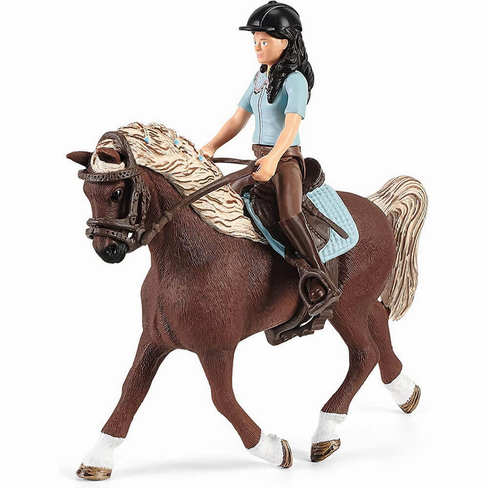 Schleich Toys Schleich Horse Club Washing Area with Horse Club Emily & Luna Playset