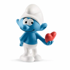 Schleich Toys Schleich Smurfs Smurf With Heart Figure