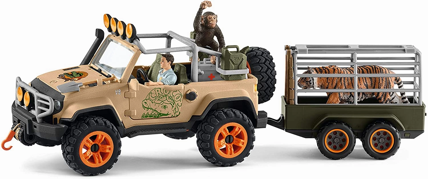 Schleich Toys Schleich Wild Life 42410 4x4 Vehicle With Winch