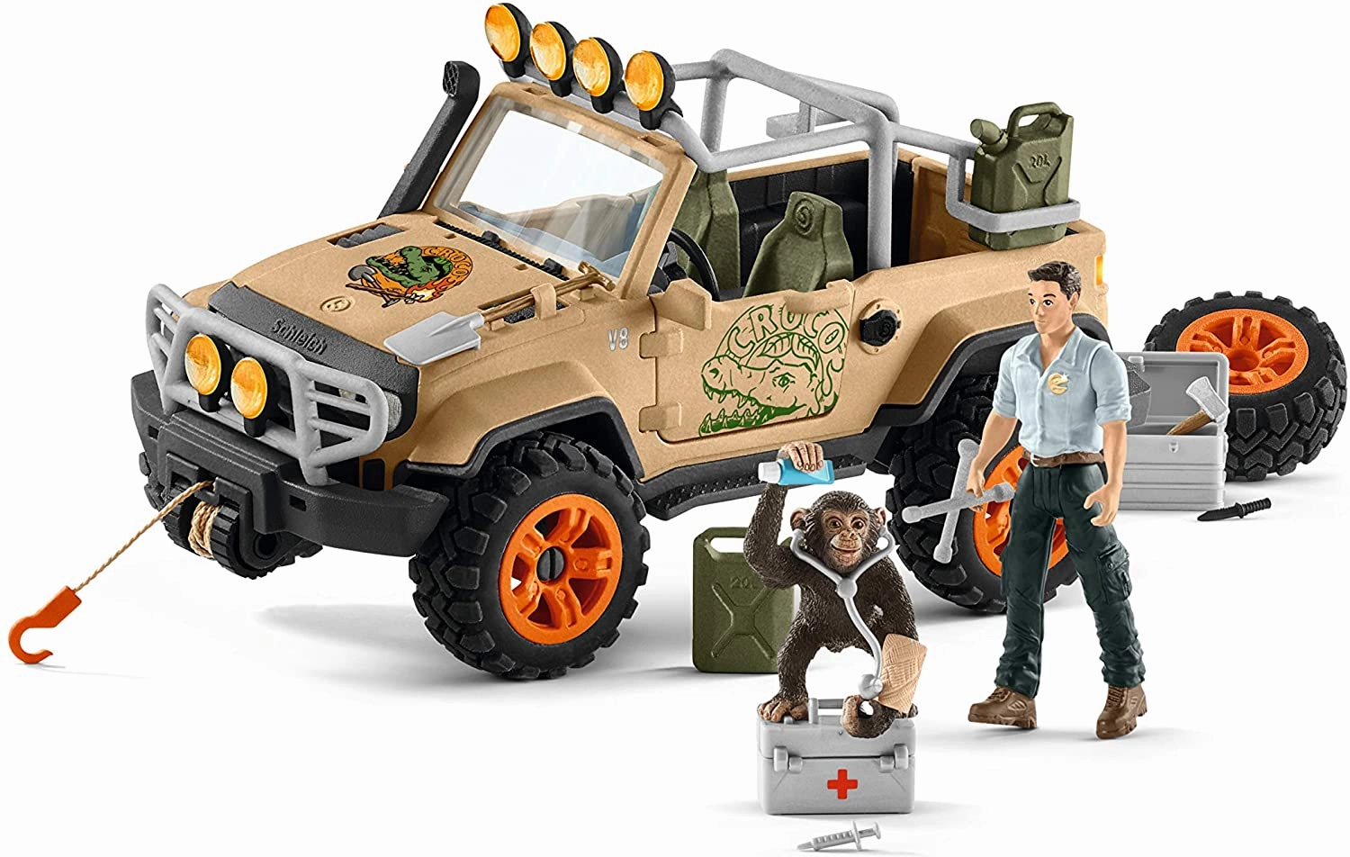 Schleich Toys Schleich Wild Life 42410 4x4 Vehicle With Winch