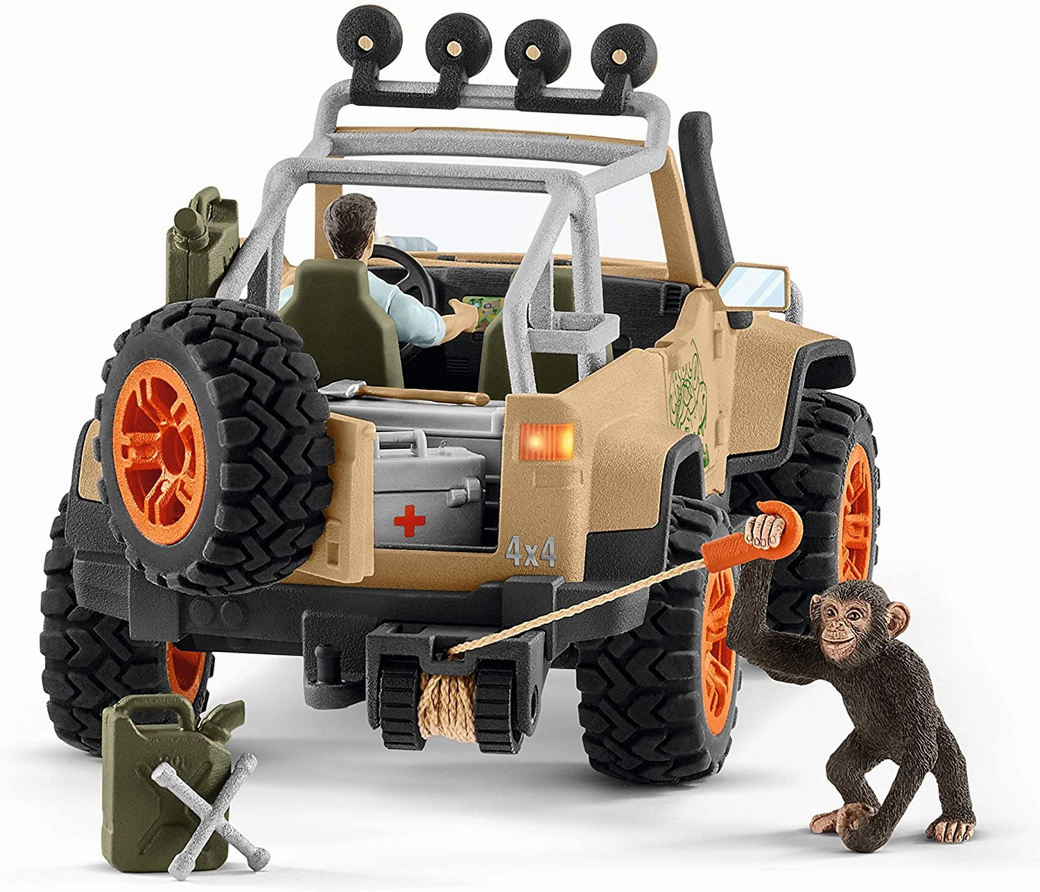 Schleich Toys Schleich Wild Life 42410 4x4 Vehicle With Winch