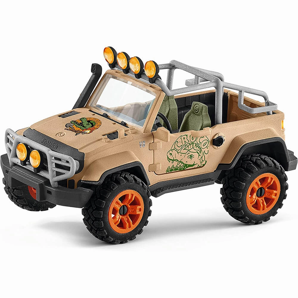 Schleich Toys Schleich Wild Life 4X4 Vehicle with Winch Playset
