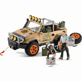 Schleich Toys Schleich Wild Life 4X4 Vehicle with Winch Playset