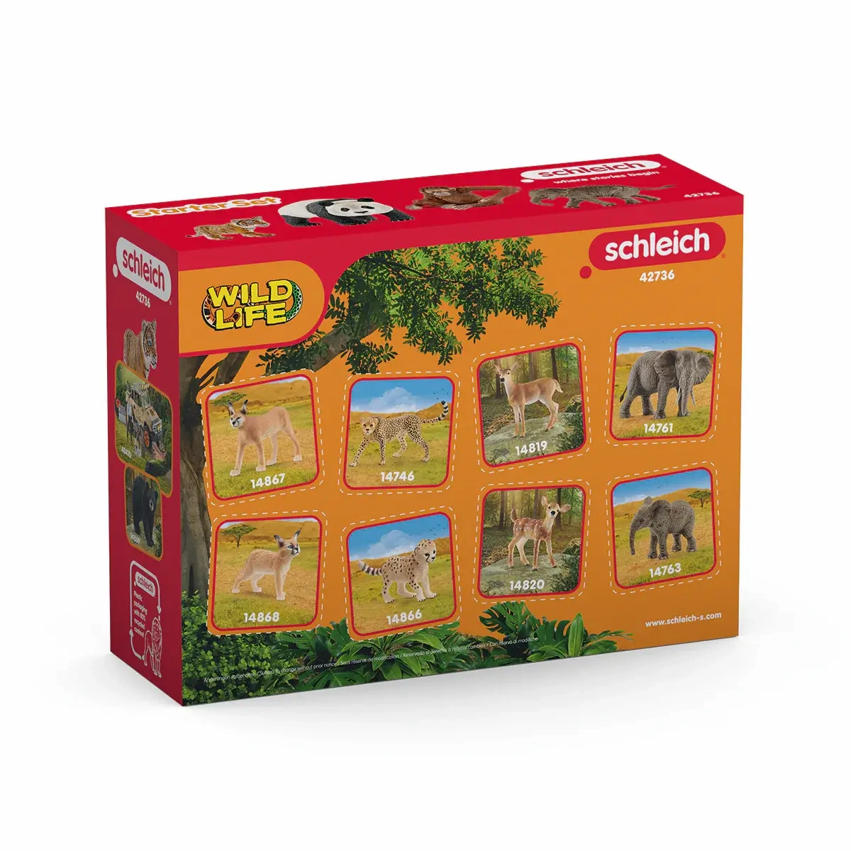 Schleich Toys Schleich Wild Life Asia Starter Set (42736)