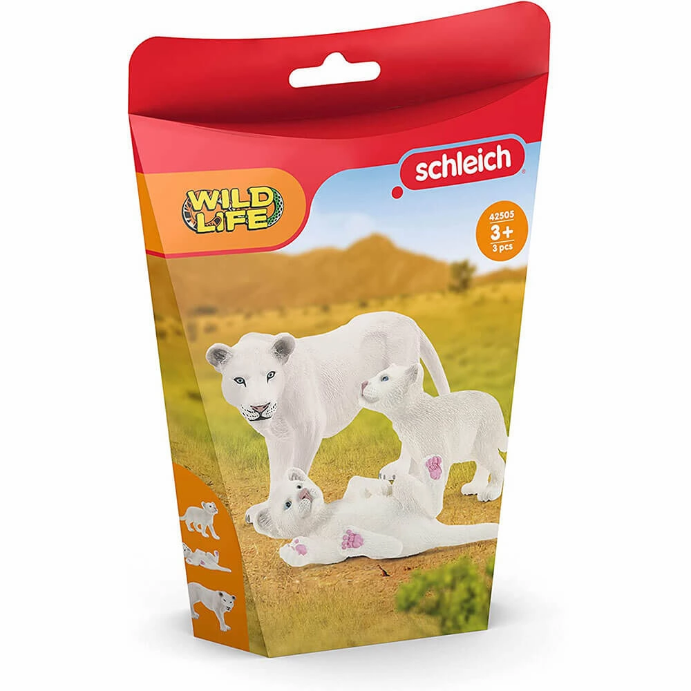 Schleich Toys Schleich Wild Life Lion Mother with Cubs Playset