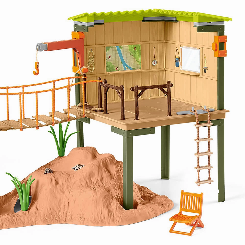 Schleich Toys Schleich Wild Life Wild Life Ranger Adventure Station Playset