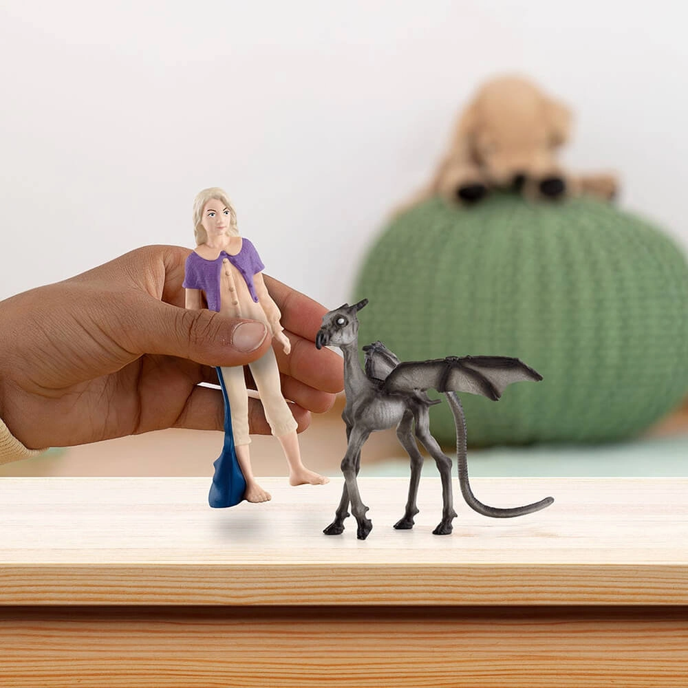 Schleich Toys Schleich Wizarding World of Harry Potter Luna Lovegood & Baby Thestral
