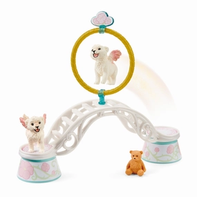 Schleich Toys Winged Baby Lion Training