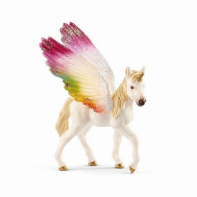 Schleich Toys Winged Rainbow Unicorn, Foal