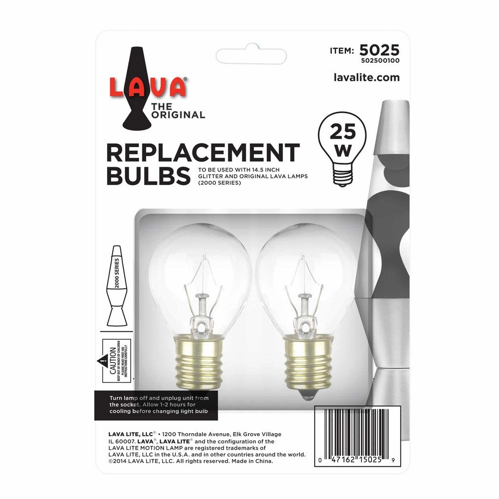 Schylling Toys 25 Watt Bulb 2PK Lava Lamp