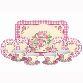 Schylling Toys Fancy Tin Tea Set