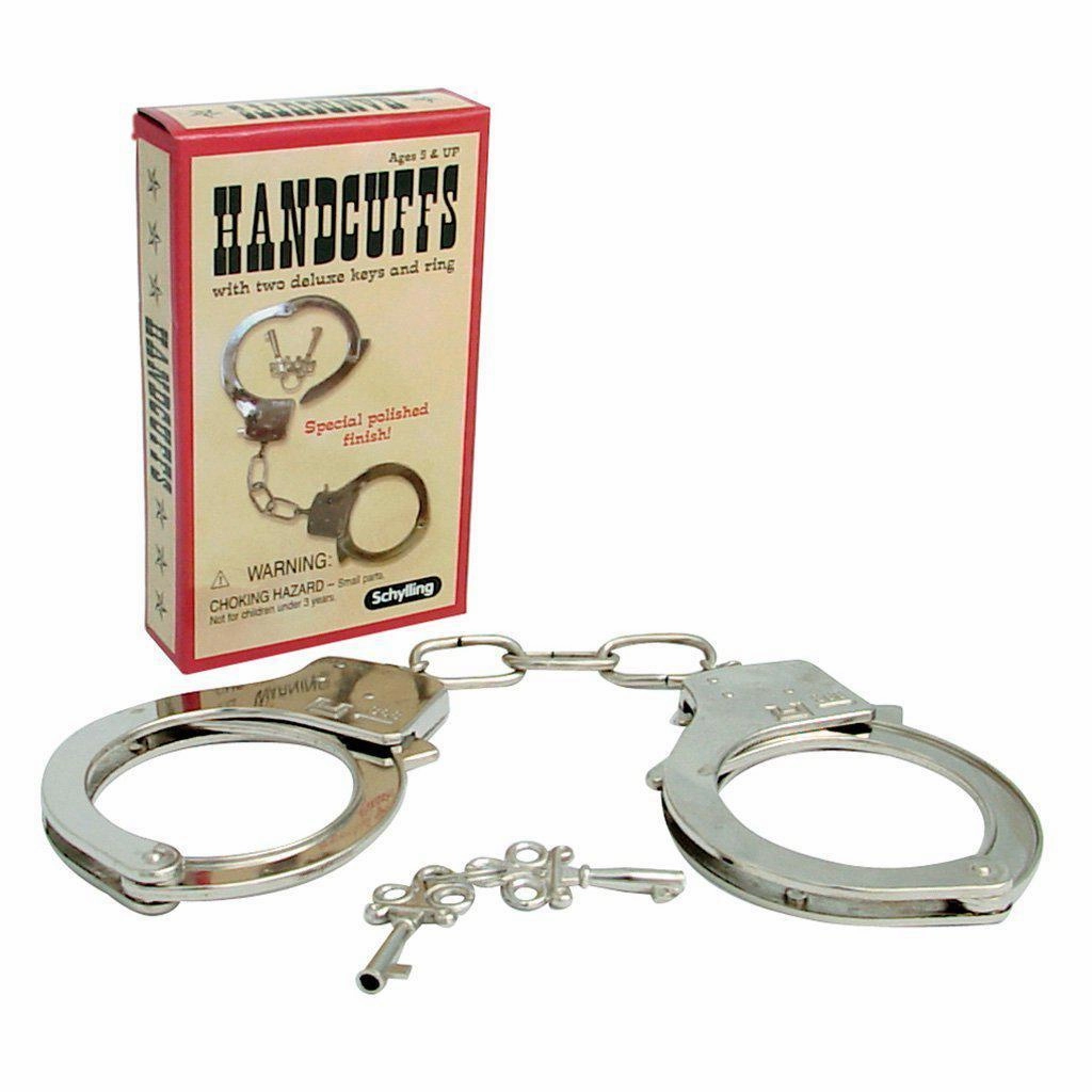 Schylling Toys Metal Hand Cuffs With Keys