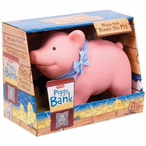 Schylling Toys Rubber Piggy Bank