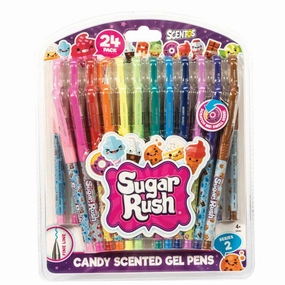 Schylling Toys Scented Sugar Rush Gel Pens- 24PK