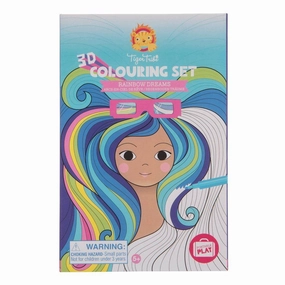 Schylling Toys Schylling Rainbow Dreams  3D Coloring Set