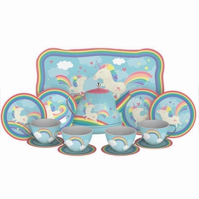 Schylling Toys Schylling Unicorn Tin Tea Set